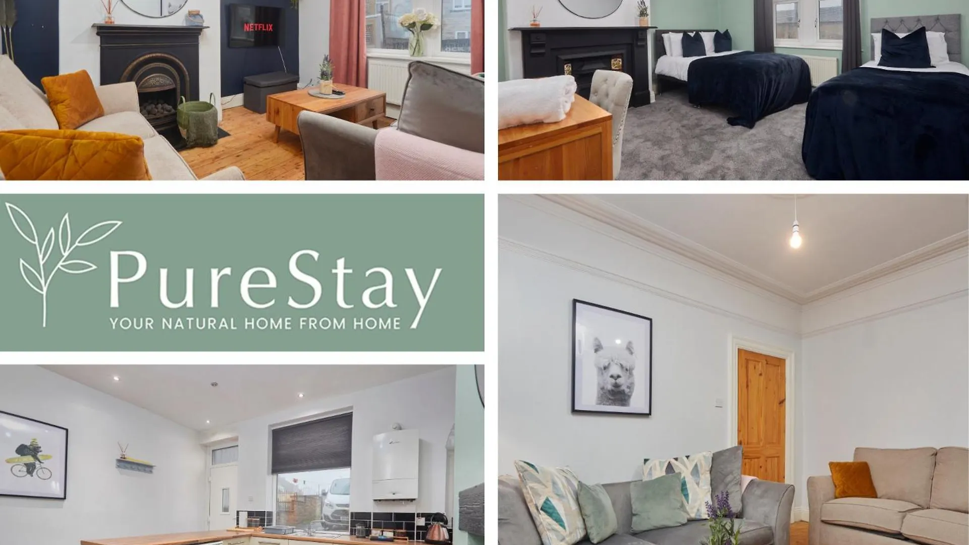 Big 4Bedroom Bradford House With 6 Beds With Parking By Purestay- 7 Night Min! Дом отдыха